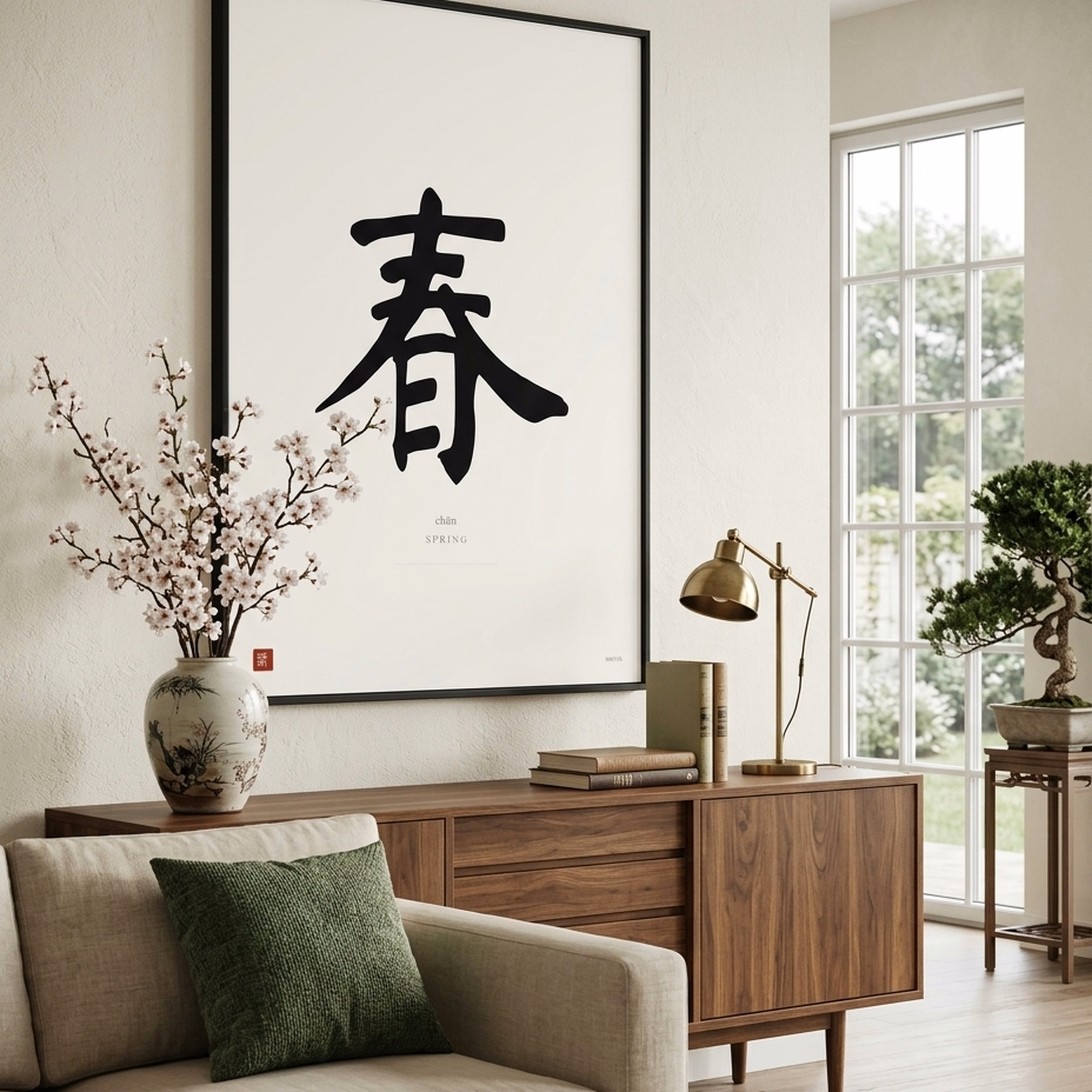 Vier Jahreszeiten & Chinesische Naturästhetik — 8 Poster zum Ausdrucken 3