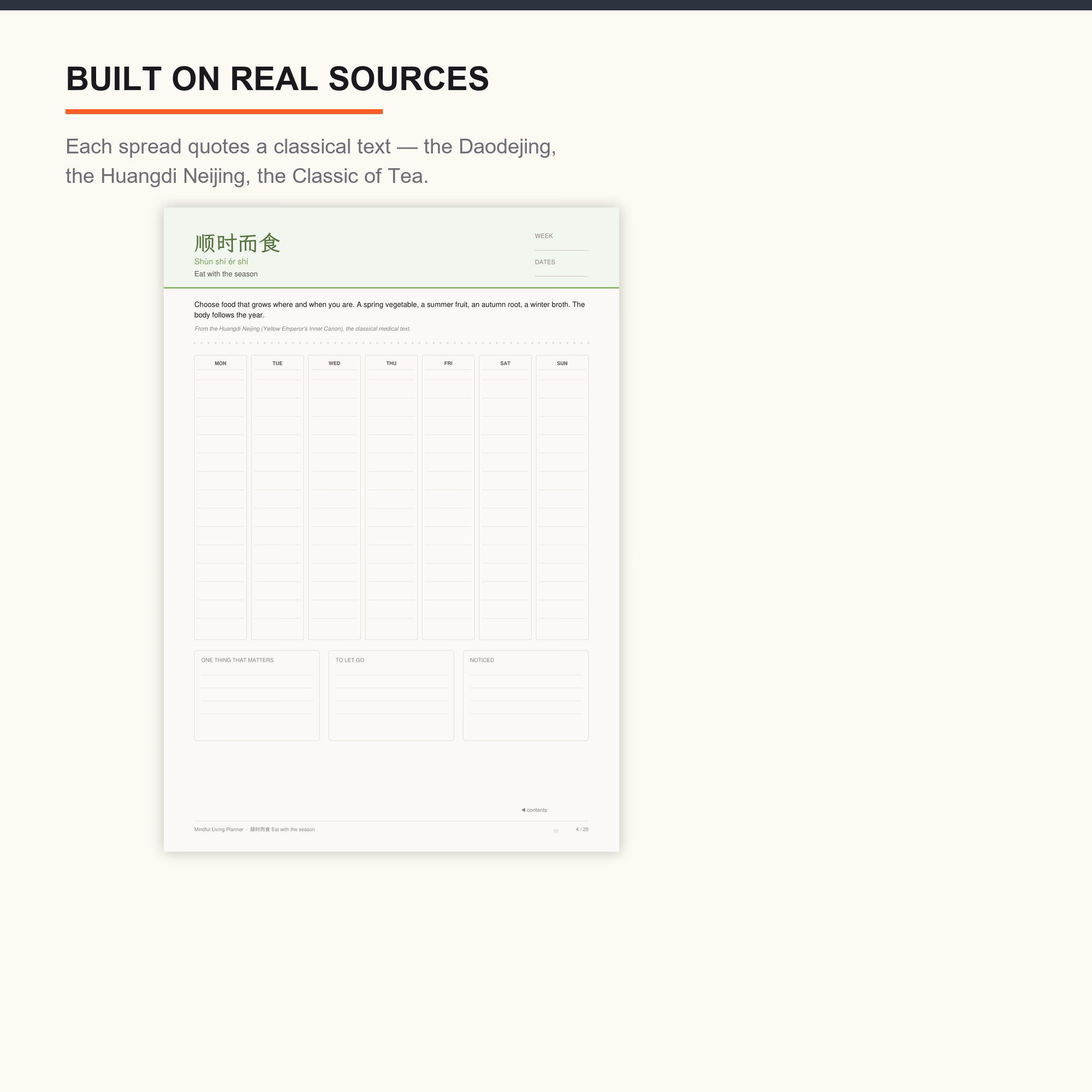 Mindful Living Planer — undatiert 3